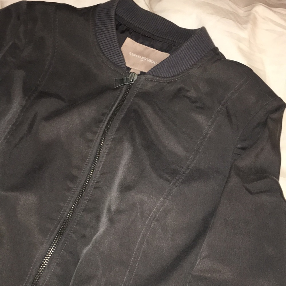 Gray Bomber Jacket - image 3